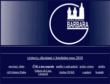 Tablet Screenshot of gbarbara.cz